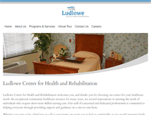 Tablet Screenshot of ludlowecenterhealth.com